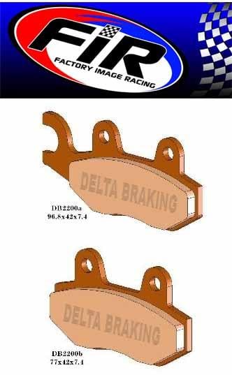 BRAKE PADS SINTERED METAL HS, MX-N HIGH FRICTION, BP020T05B, DB2200-N