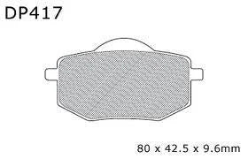BRAKE PADS DP BRAKES HARD, DP417 BRAKES Premium Sintered, 39-136