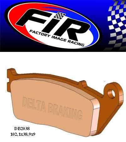 BRAKE PADS SINTERED METAL N4, DB2038 RD-N4, FA142