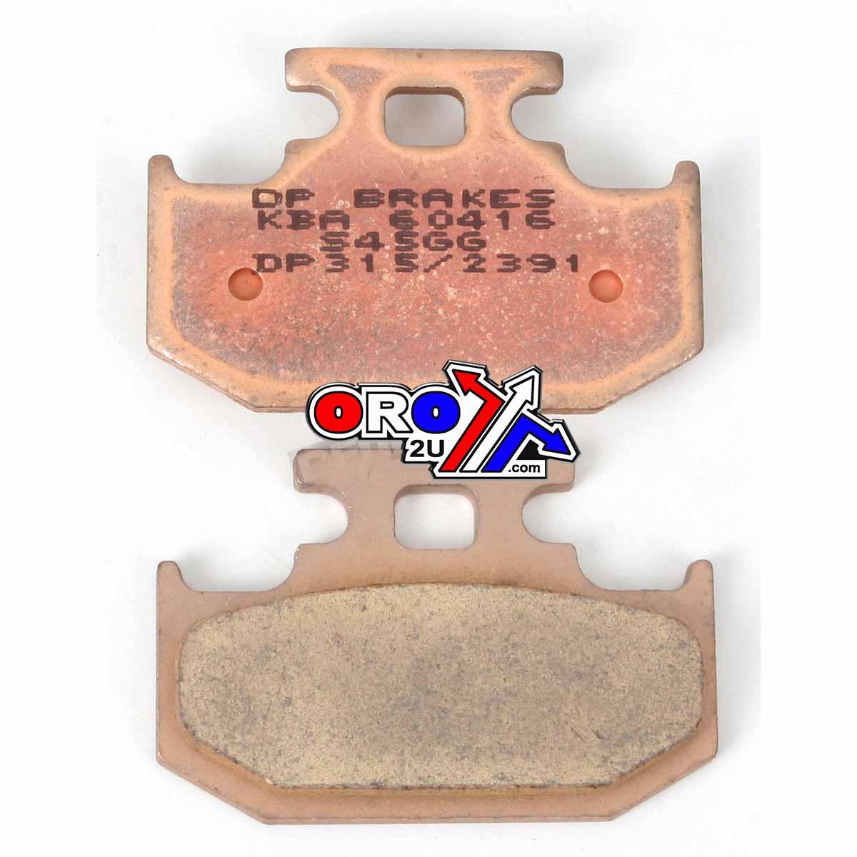 BRAKE PADS SINTERED DP BRAKES, DP315 Premium 41-315.H.DP