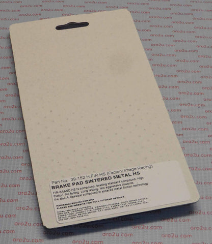 BRAKE PADS SINTERED METAL HS, MX-N HIGH FRICTION, 39-152.H.ORO, DB2210-N