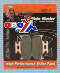 BRAKE PADS STD MOTO-MASTER, SEMI-METALLIC STD 092211