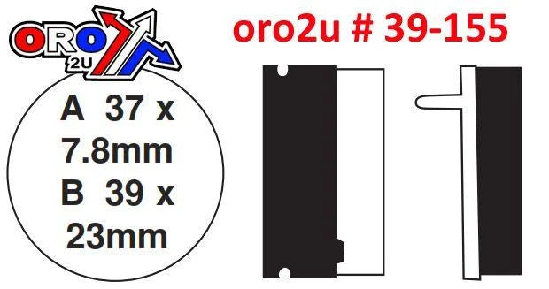 BRAKE PADS VESRAH VD261
