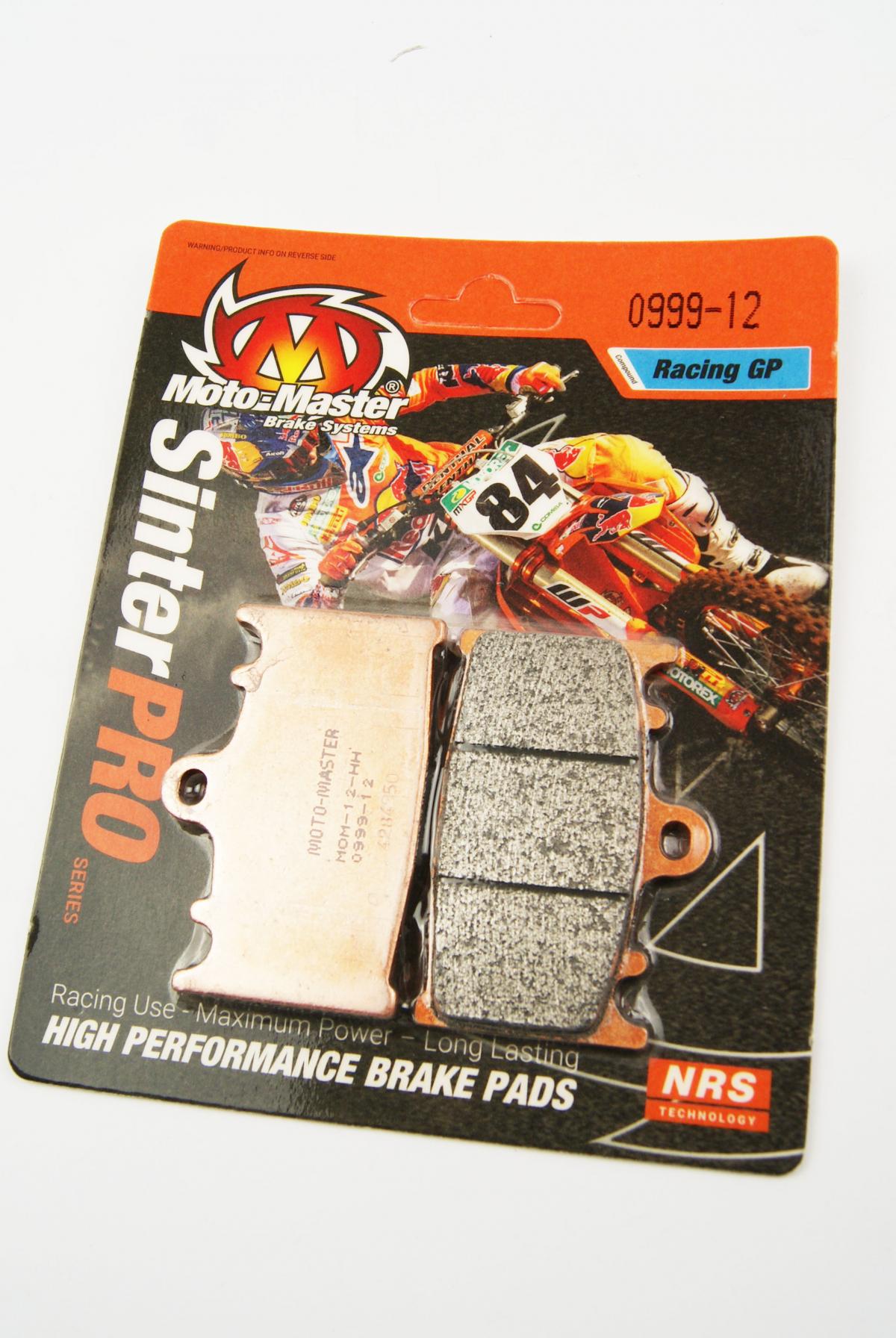 BRAKE PADS SINTERED RACING, MOTO-MASTER 099912, 39-158