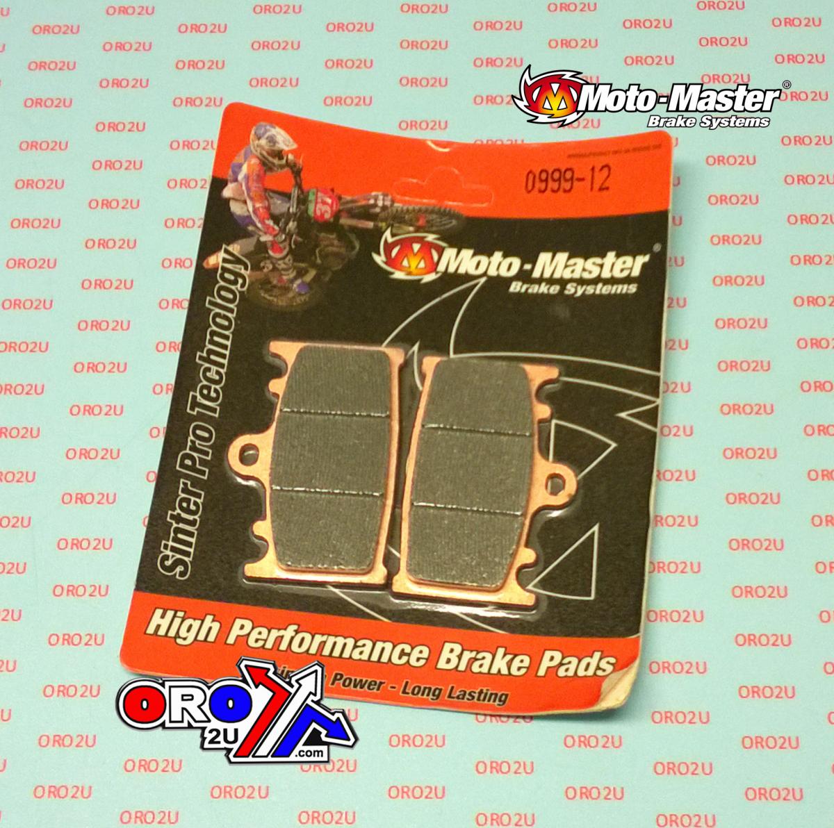 BRAKE PADS SINTERED RACING, MOTO-MASTER 099912, 39-158