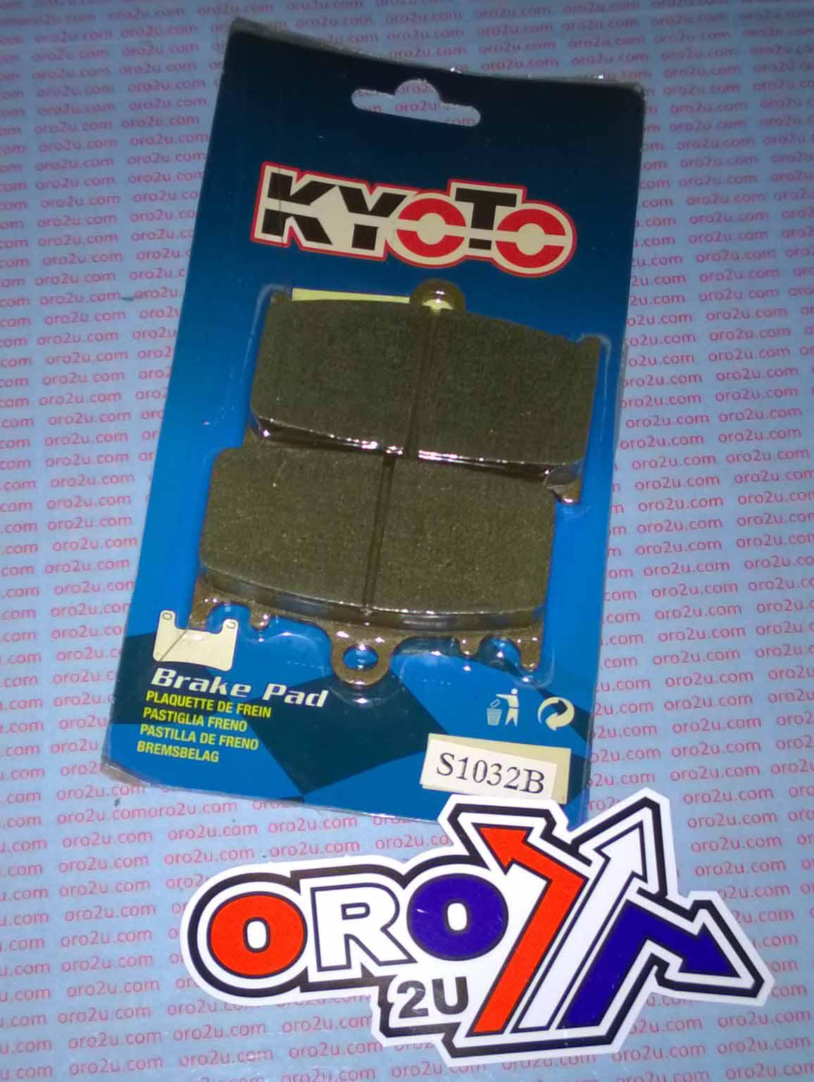 BRAKE PADS SEMI METAL [FA158], KYOTO S1032B