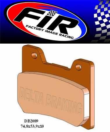 BRAKE PADS SINTERED METAL N4, RD-N4 HIGH FRICTION, DB2089 RD-N4