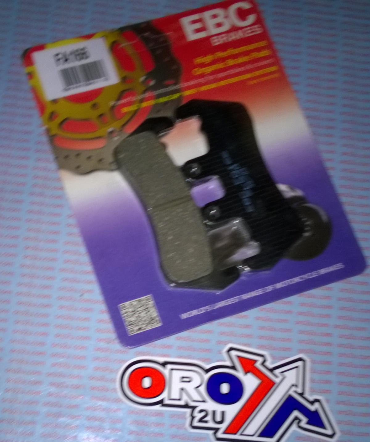 BRAKE PADS STD KEVLAR ORGANIC SEMI-METAL BLACK EBC FA166