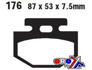 BRAKE PADS DISC SINTERED METAL, SIFAM S1137N (SFA176)