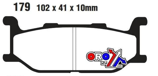 BRAKE PADS DISC SINTERED METAL, SIFAM S1079N (FA179HH)
