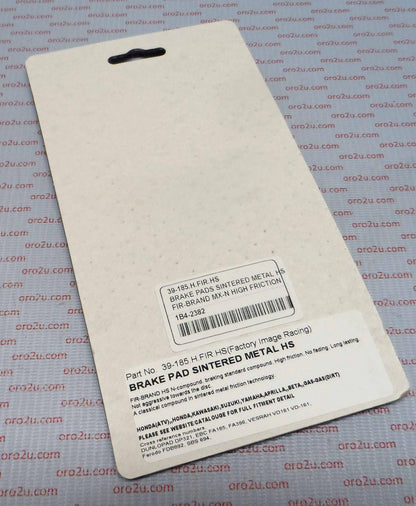 BRAKE PADS SINTERED METAL HS, MX-N HIGH FRICTION, DB2230-N, 39-185.H.ORO