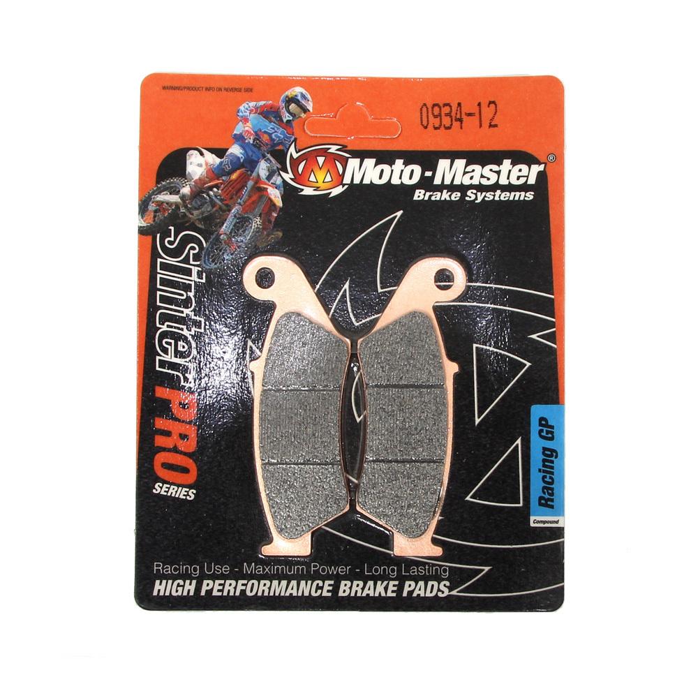 BRAKE PADS SINTERED RACING, MOTO-MASTER 093412, 39-185