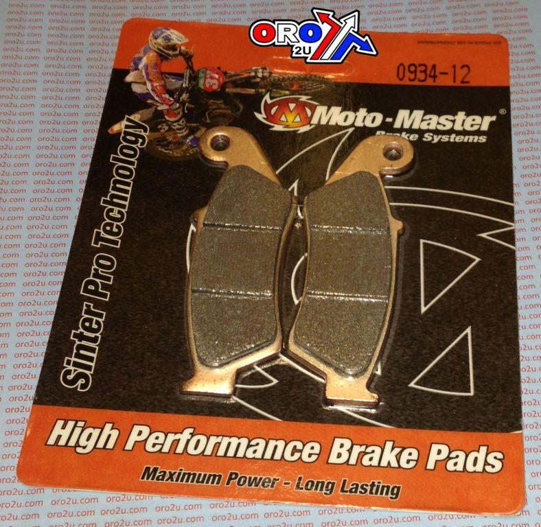 BRAKE PADS SINTERED RACING, MOTO-MASTER 093412, 39-185