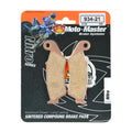 BRAKE PADS SINTERED NITRO, MOTO-MASTER 093421, 39-185, FA185, FA389