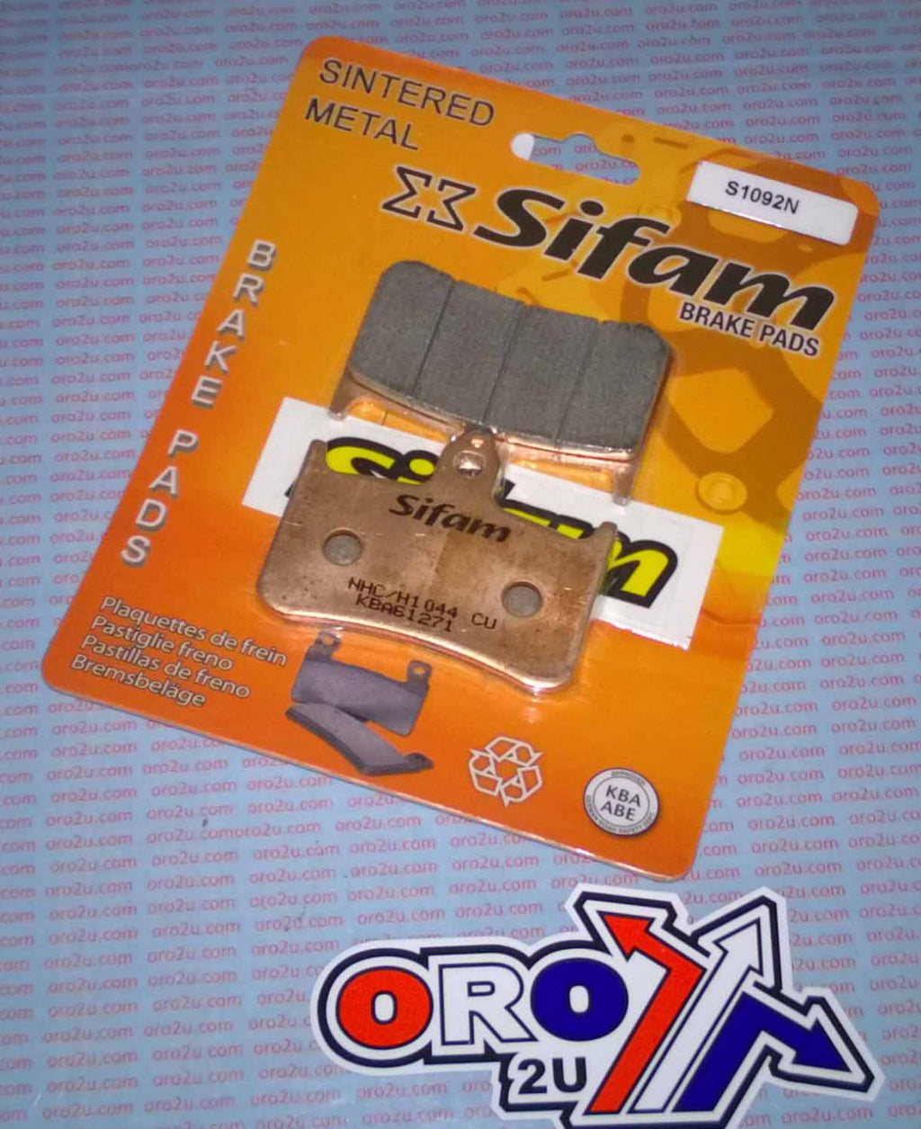 BRAKE PADS SINTERED METAL, SIFAM S1092N, FA187