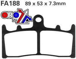 BRAKE PADS SINTERED METAL, SIFAM S1093N (FA188)