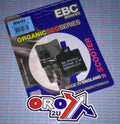 BRAKE PADS STD ORGANIC KEVLAR BACK EBC SFA193