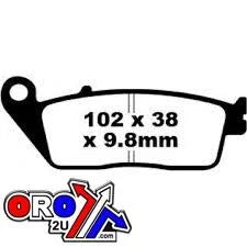 BRAKE PADS SEMI-METAL, KYOTO S1071 (FA196)