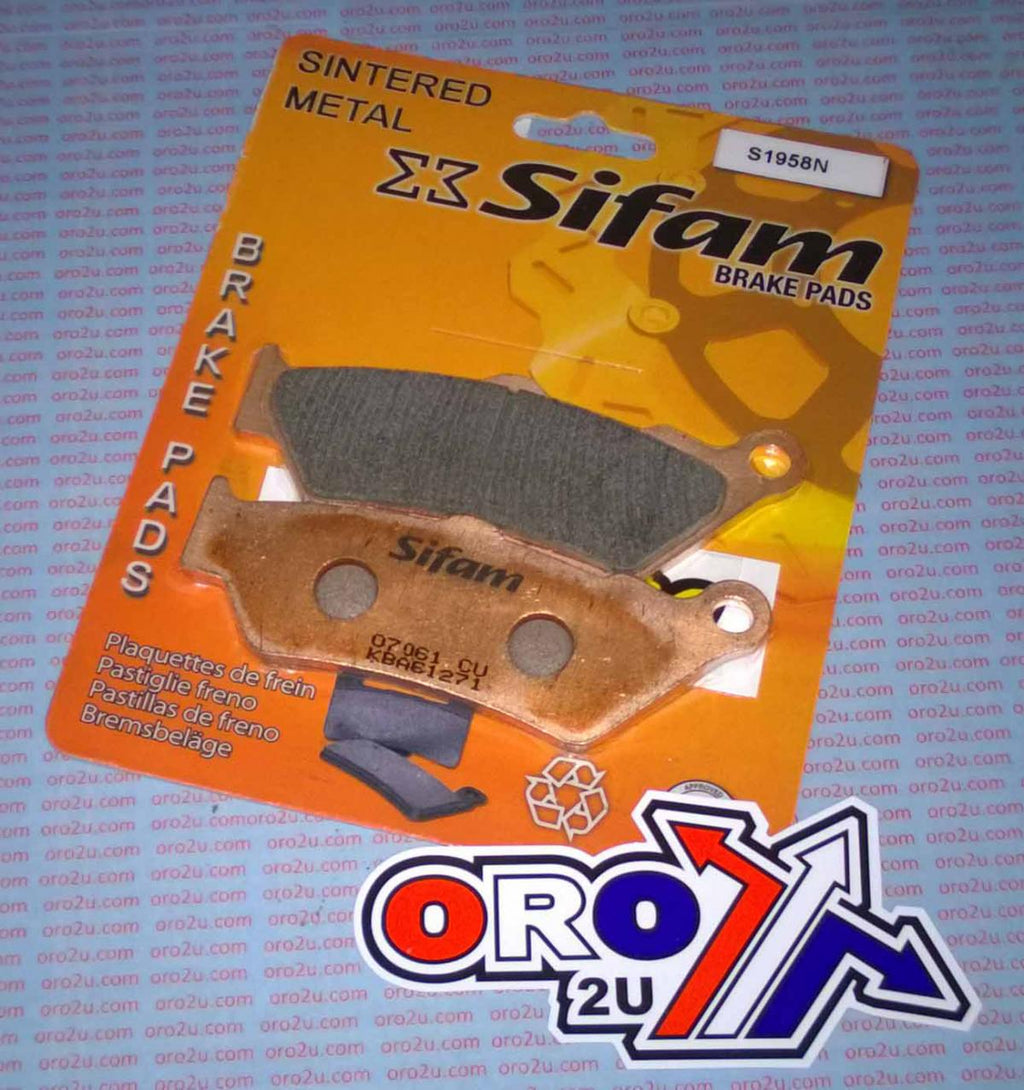 BRAKE PADS SINTERED METAL, SIFAM S1958N (FA209)