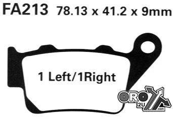 BRAKE PADS EBC FA213