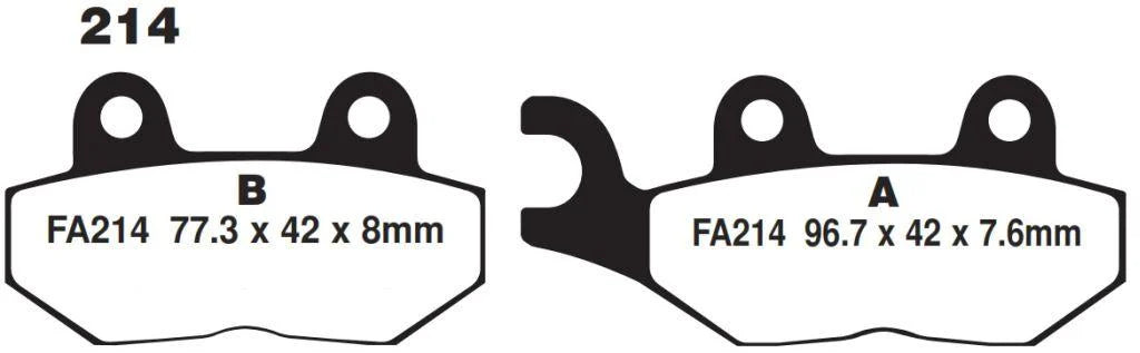 BRAKE PADS EBC FA214