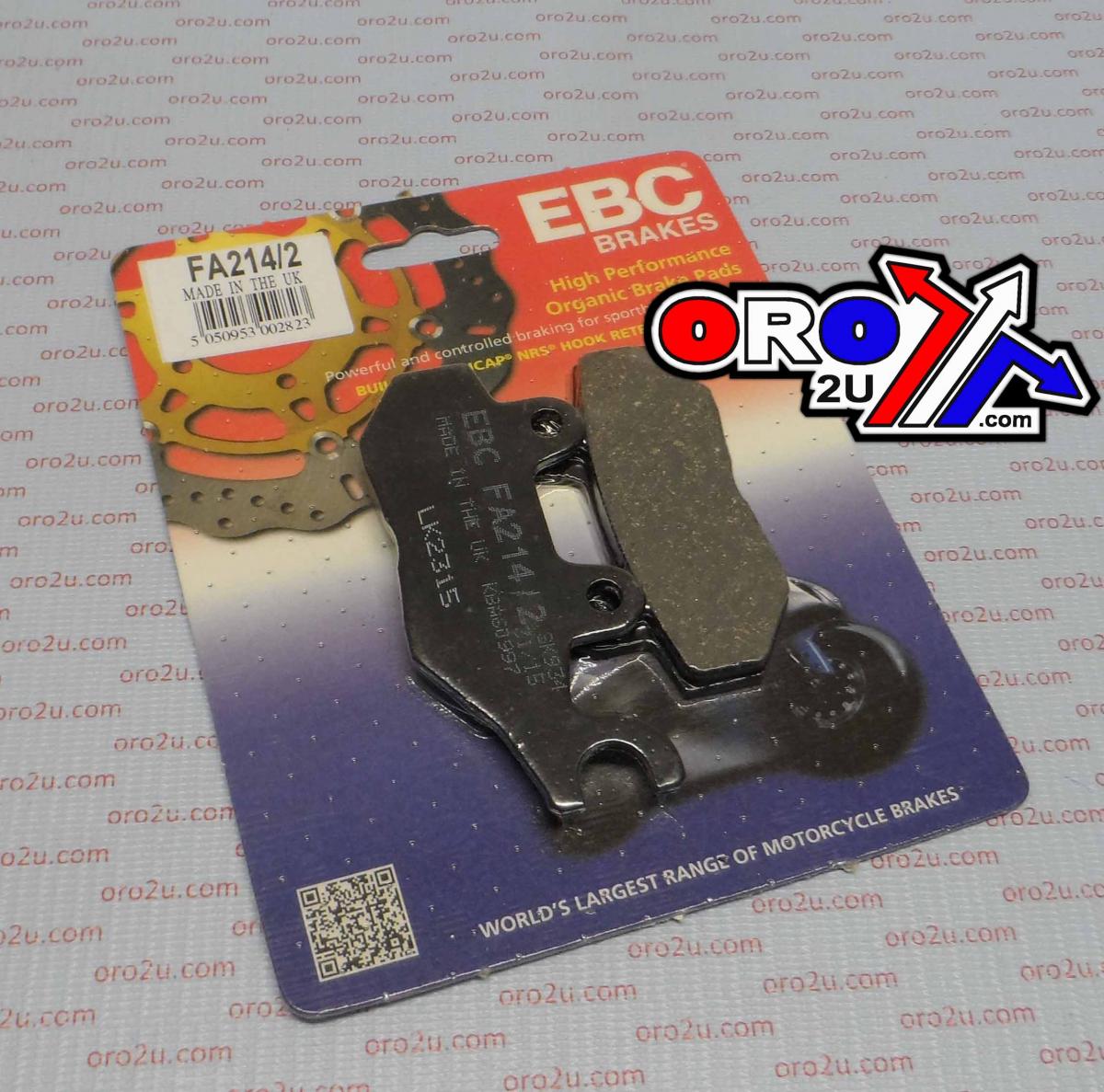 BRAKE PADS FA214/2 EBC, EBCFA214/2HH