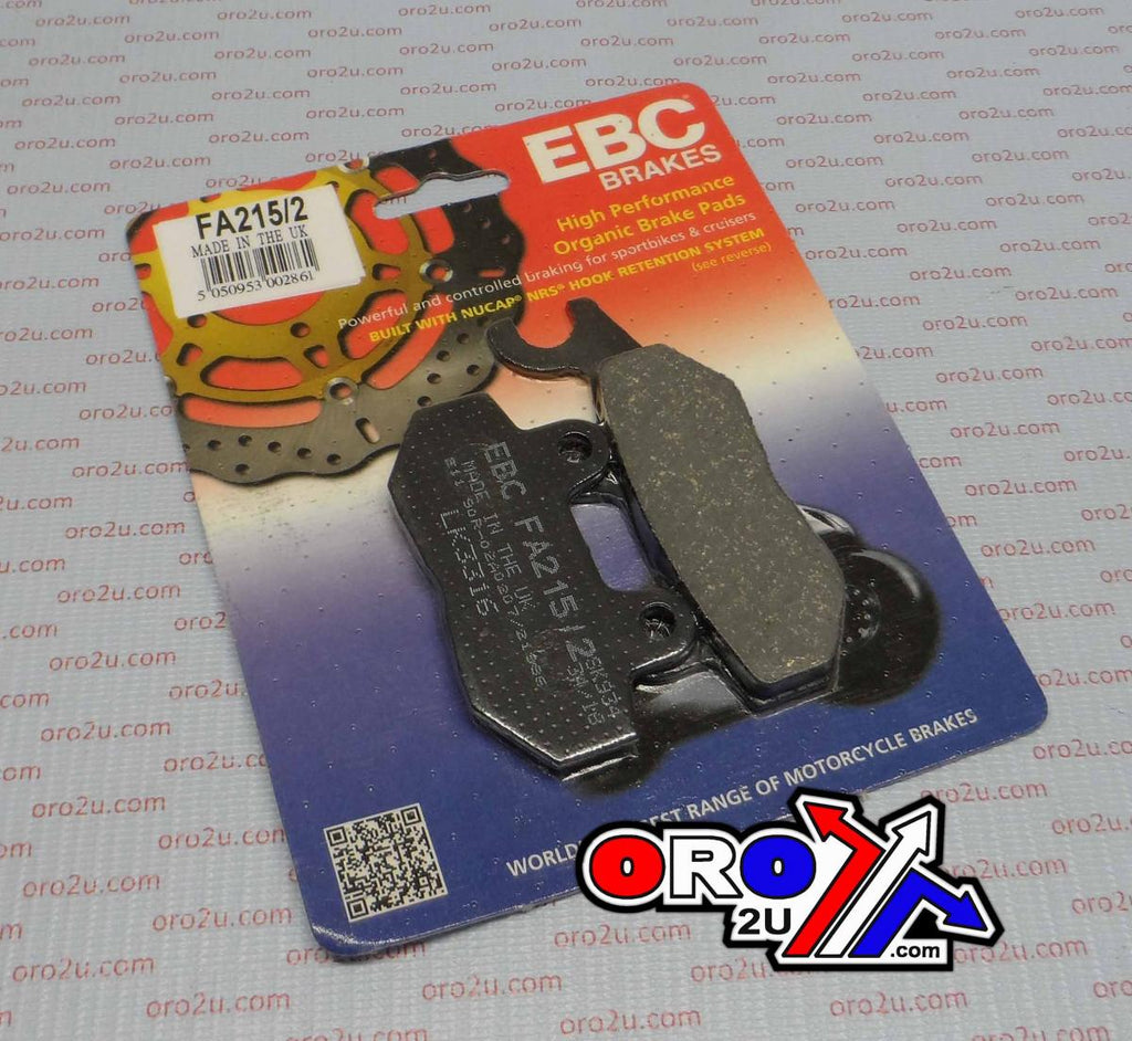 BRAKE PADS TRIUMPH HINCKLEY EBC FA215/2HH