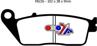 BRAKE PADS STD KEVLAR ORGANIC EBC FA226