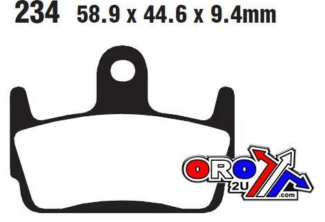 BRAKE PADS DISC SINTERED METAL, SIFAM S1962N (SFA234)