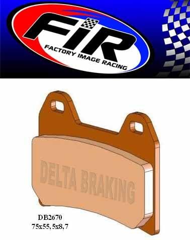 BRAKE PADS SINTERED METAL N4, DB2670 RD-N4 [FA244]