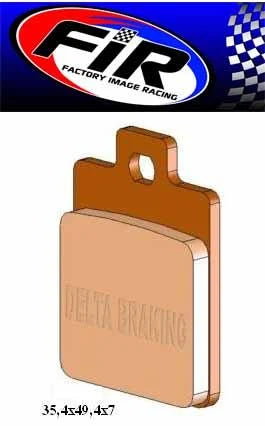 BRAKE PADS SINTERED METAL HS, MX-N HIGH FRICTION, BP088X00E, DB2019-N
