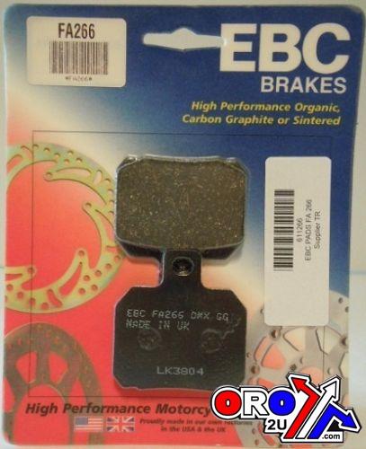 BRAKE PADS KEVLAR ORGANIC EBC FA266