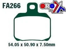 BRAKE PADS KEVLAR ORGANIC EBC FA266