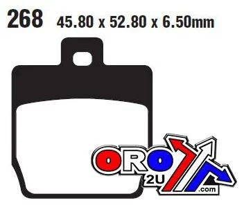 BRAKE PADS STD SCOOTER ORGANIC EBC SFA268