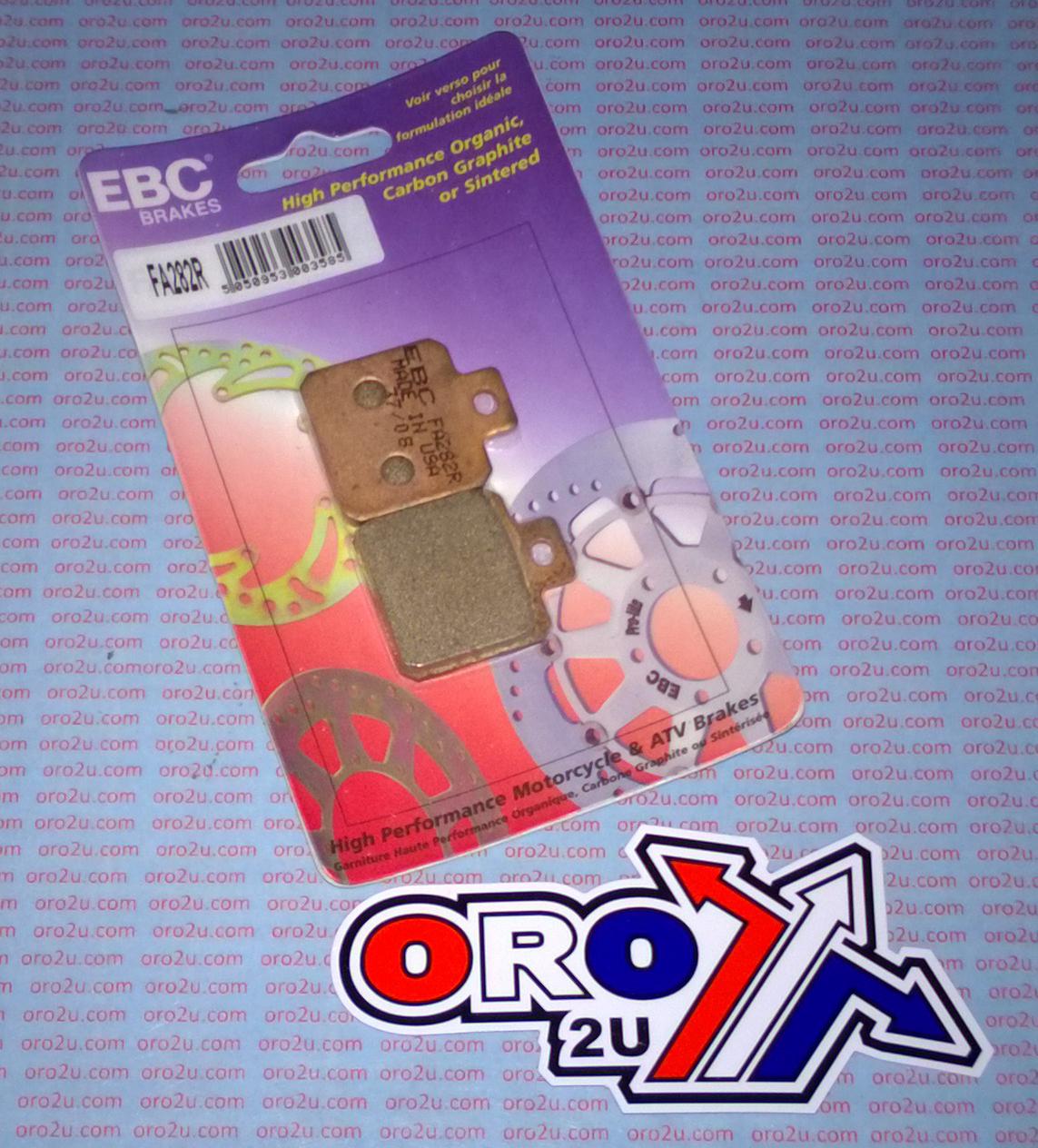 BRAKE PADS SINTERED METAL EBC FA282R