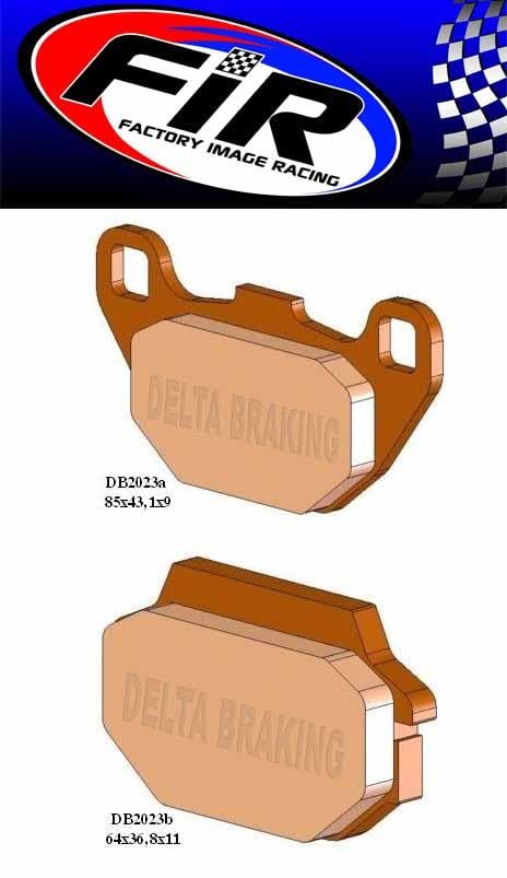 BRAKE PADS SINTERED METAL HD, QD-D EXTREME, DB2023 QD-D