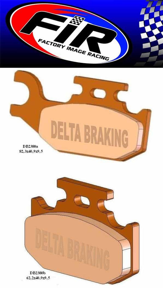 BRAKE PADS SINTERED METAL HS, MX-N HIGH FRICTION, BP038T05D,DB2380 -N