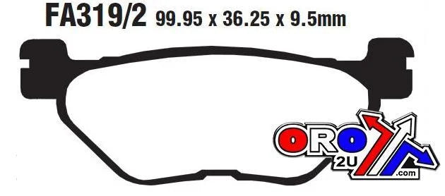 BRAKE PADS YAMAHA EBC FA319/2