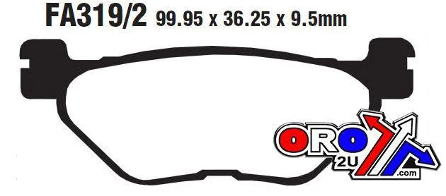 BRAKE PADS YAMAHA EBC FA319/2