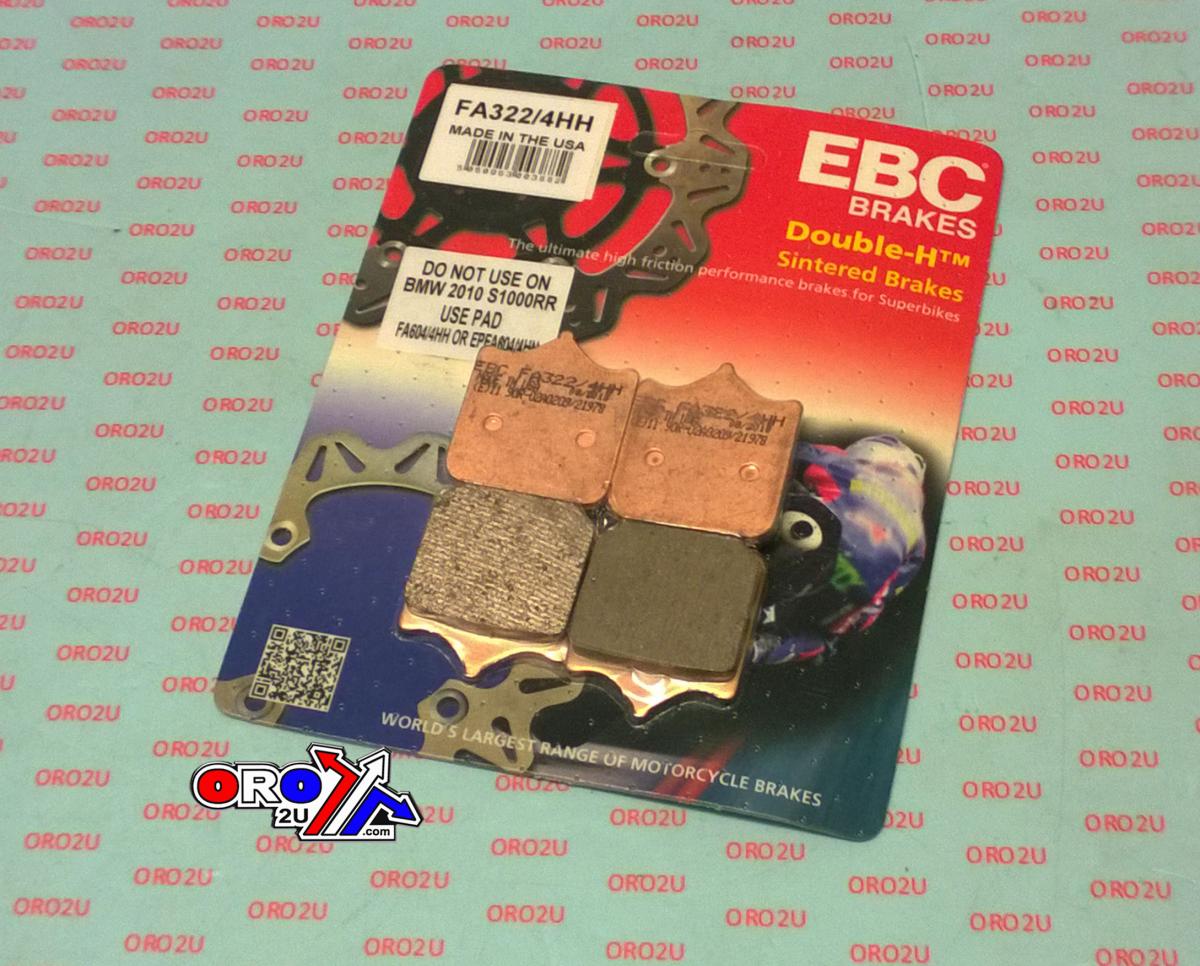 BRAKE PADS SINTERED METAL EBC FA322HH