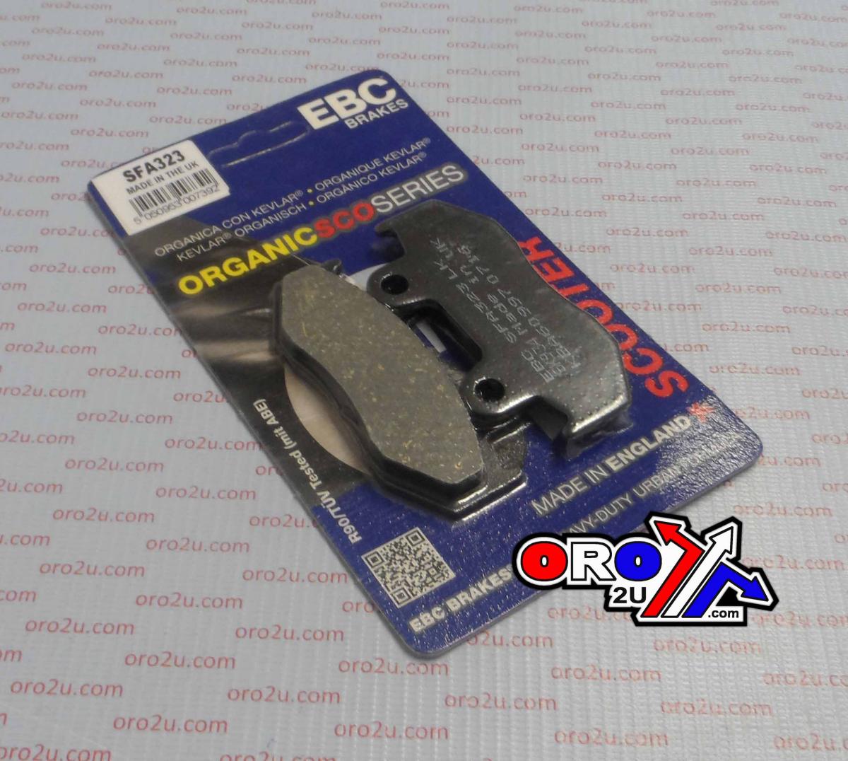 BRAKE PADS SCOOTER ORGANIC EBC SFA323