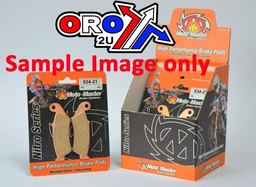 BRAKE PADS SINTERED NITRO, MOTO-MASTER 098121, 39-344