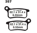 BRAKE PADS STD EBC FA357TT