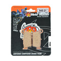 BRAKE PADS SINTERED NITRO, MOTO-MASTER 094521, 39-367, 41-940.H.NITRO