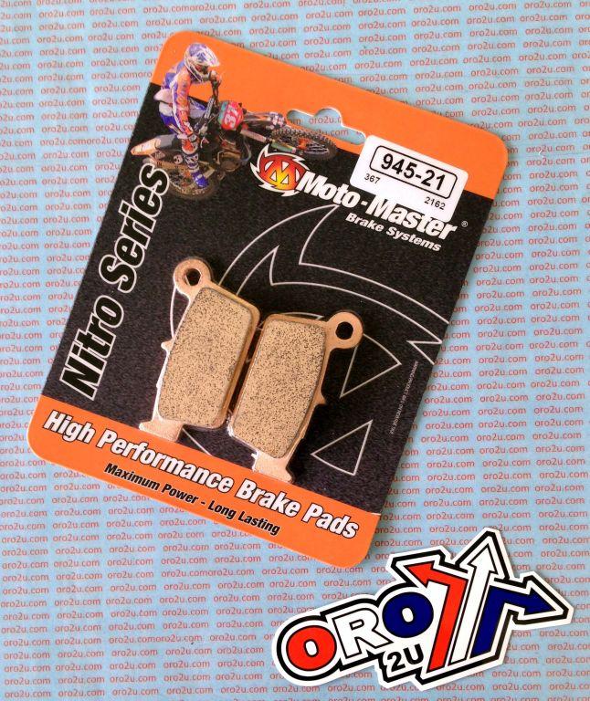 BRAKE PADS SINTERED NITRO RACE, MOTO-MASTER 094522, 39-367, 41-940.H.NITRO
