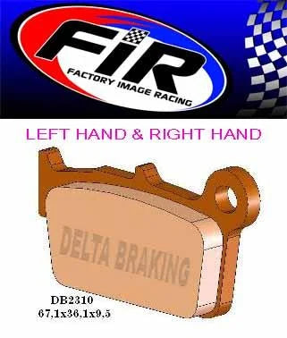 BRAKE PADS SEMI-METALLIC SM DB2310 SM, BP031SM0F