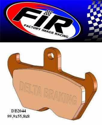 BRAKE PADS SEMI-METALLIC SM DB2044 SM BP110SM0F
