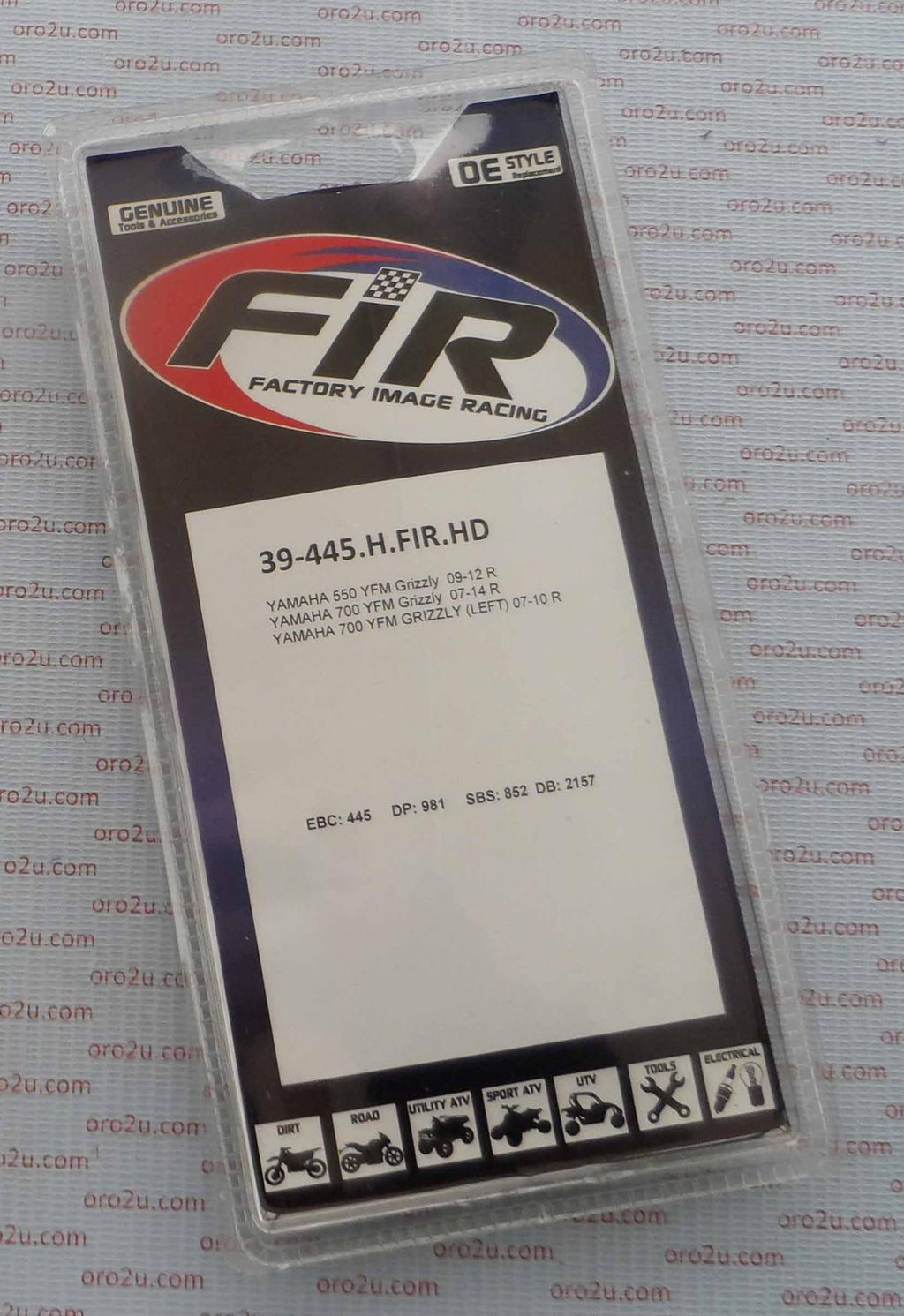 BRAKE PADS SINTERED METAL HD, QD-D EXTREME, DB2157 QD-D, BP227DDDD