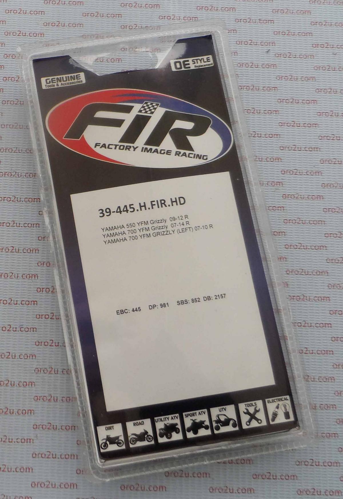 BRAKE PADS SINTERED METAL HD, QD-D EXTREME, DB2157 QD-D, BP227DDDD