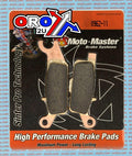 BRAKE PADS DISC MOTO-MASTER, SEMI-METALLIC STD 096211
